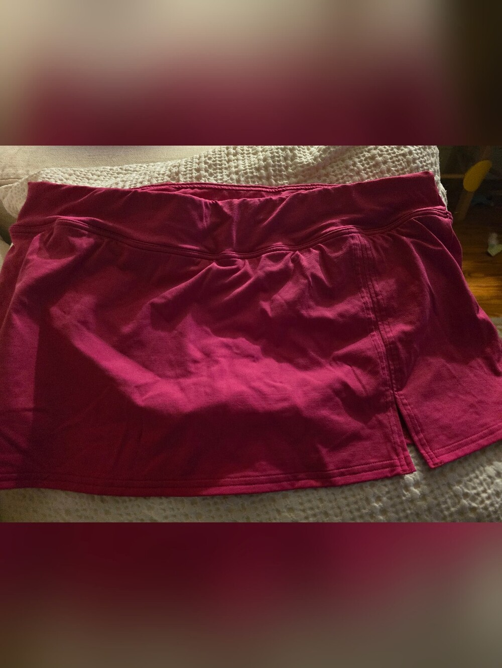 Lands' End Women's Fuchsia Swim Skirt